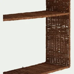alinea Étagère Murale*Etagère murale en rotin L40xH72cm - Naturel