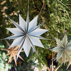 alinea Suspension De Noël|Décoration À Suspendre*Etoile à suspendre en papier D50cm - Vert