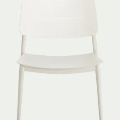 alinea Pouf Exterieur|Fauteuil De Jardin*Fauteuil de jardin en aluminium - Blanc