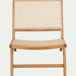 alinea Fauteuil*Fauteuil en chêne et rotin - Bois clair