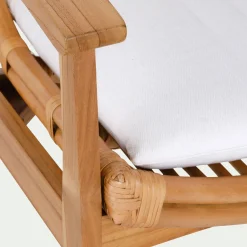 alinea Fauteuil*Fauteuil en teck et rotin - Naturel