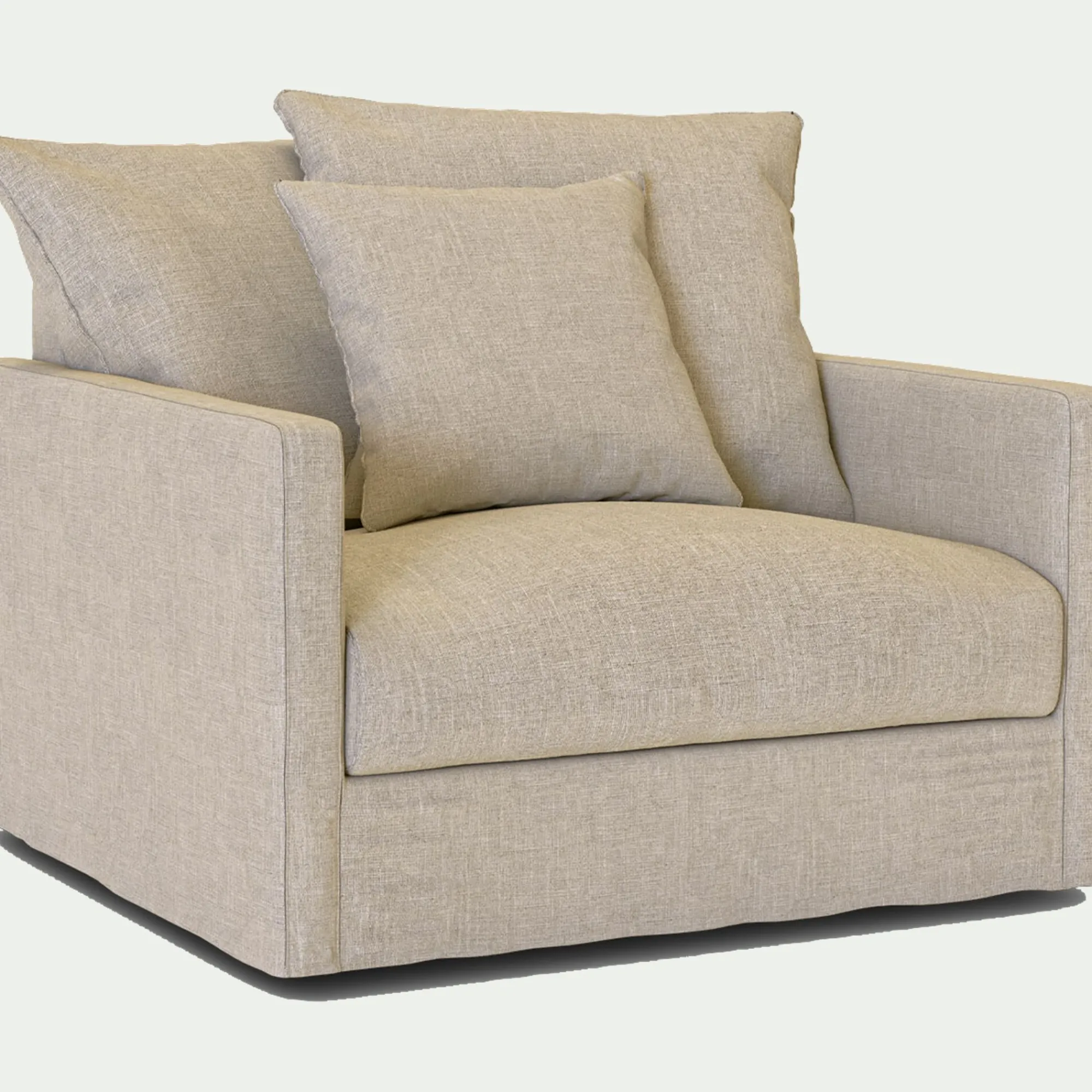 alinea Fauteuil*Fauteuil en tissu - alpilles Beige