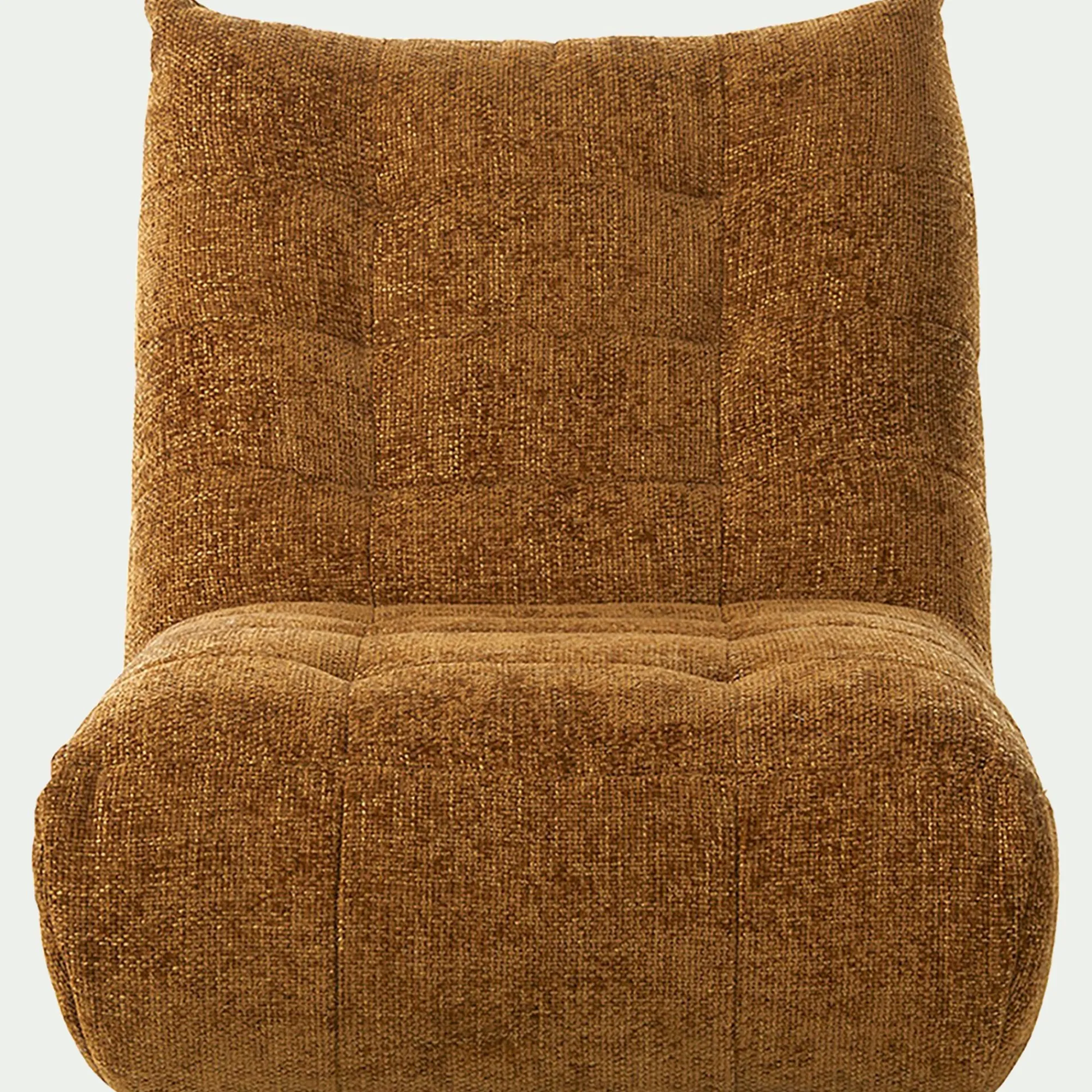 alinea Fauteuil*Fauteuil en tissu chenille - argan Jaune