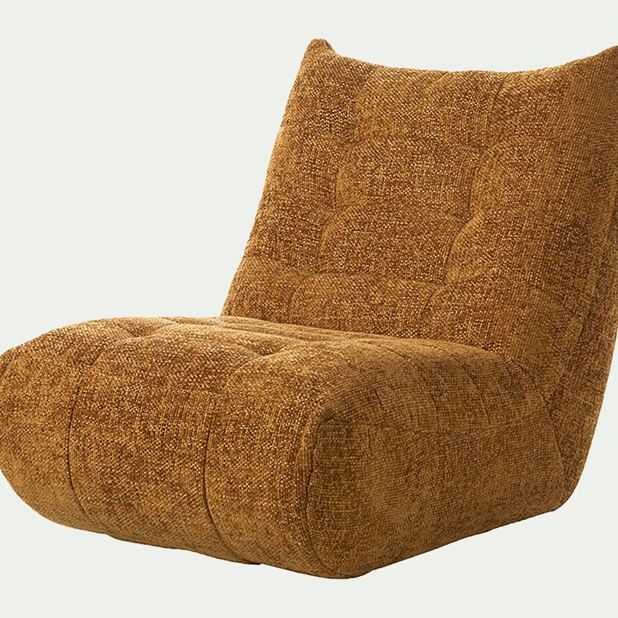 alinea Fauteuil*Fauteuil en tissu chenille - argan Jaune