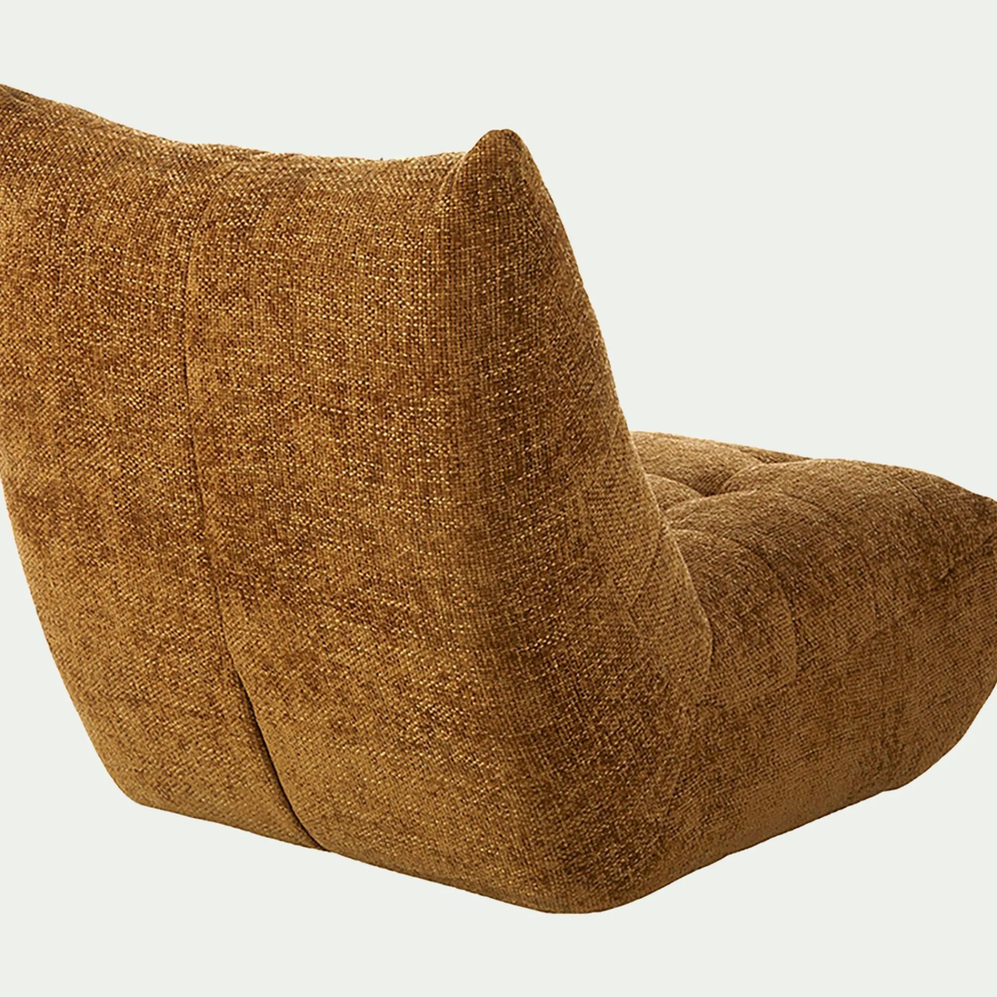 alinea Fauteuil*Fauteuil en tissu chenille - argan Jaune