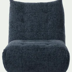 alinea Fauteuil*Fauteuil en tissu chenille - marine Bleu