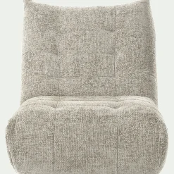 alinea Fauteuil*Fauteuil en tissu chenille - roucas Beige