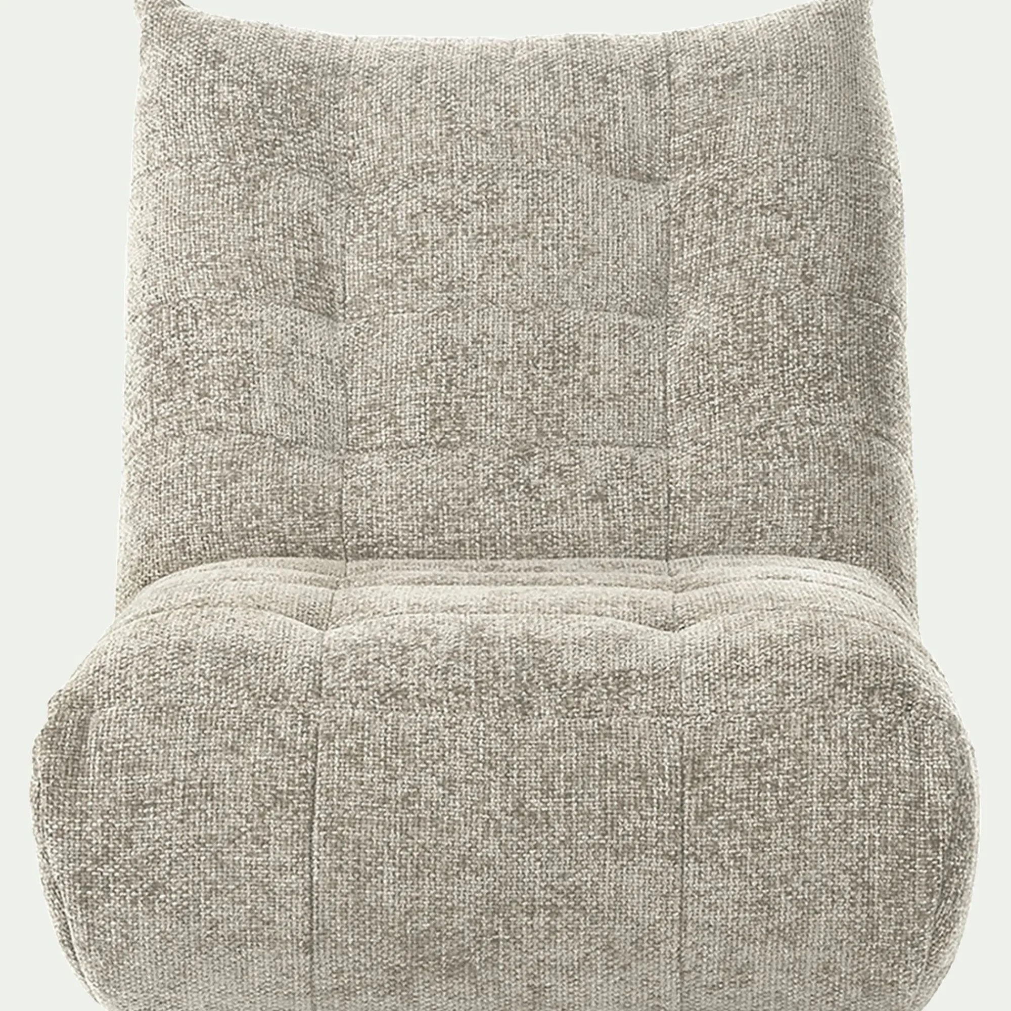 alinea Fauteuil*Fauteuil en tissu chenille - roucas Beige