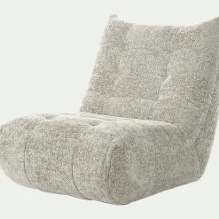 alinea Fauteuil*Fauteuil en tissu chenille - roucas Beige
