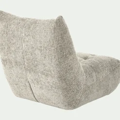 alinea Fauteuil*Fauteuil en tissu chenille - roucas Beige