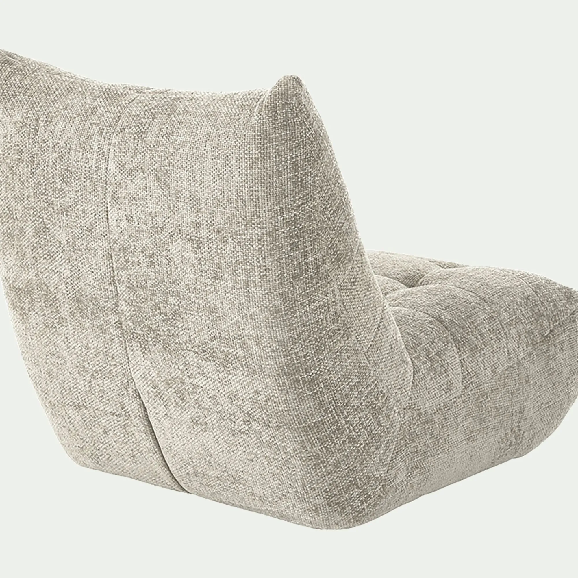 alinea Fauteuil*Fauteuil en tissu chenille - roucas Beige
