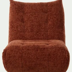 alinea Fauteuil*Fauteuil en tissu chenille - brun rustrel Marron