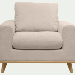 alinea Fauteuil*Fauteuil en tissu crown - roucas Beige