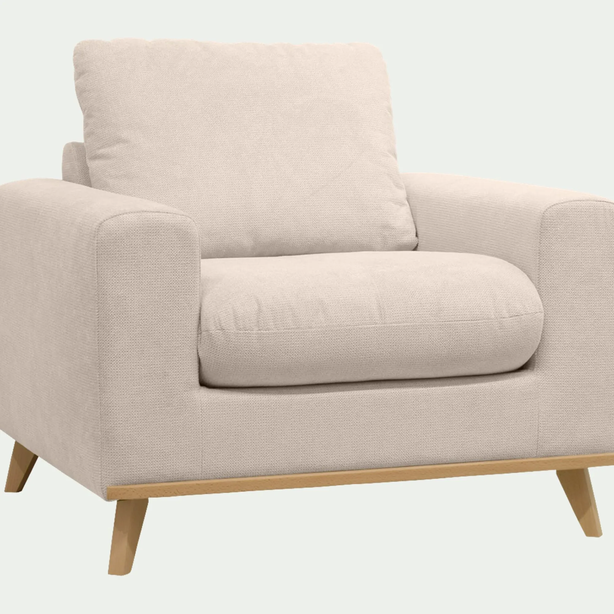 alinea Fauteuil*Fauteuil en tissu crown - roucas Beige
