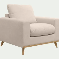 alinea Fauteuil*Fauteuil en tissu crown - roucas Beige