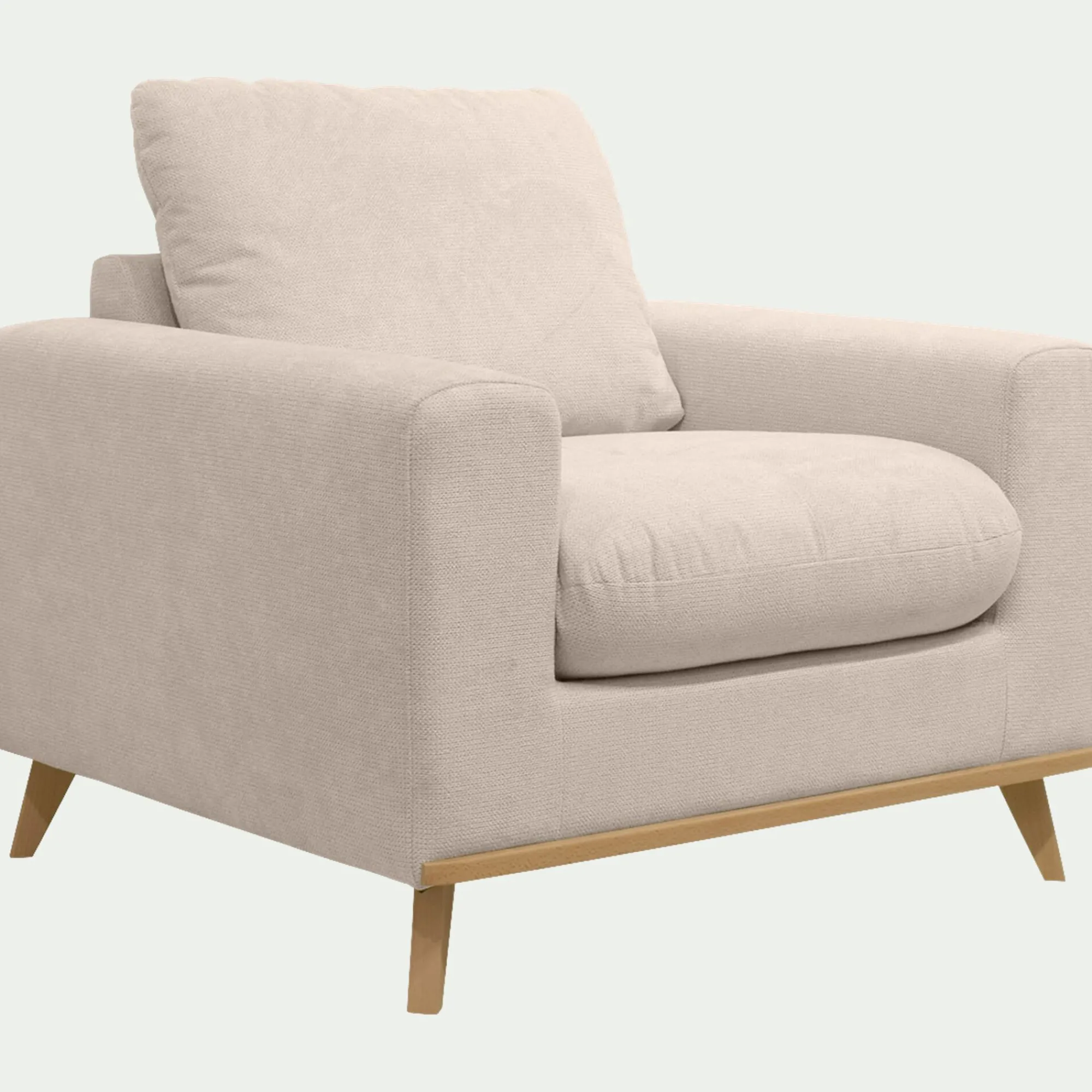 alinea Fauteuil*Fauteuil en tissu crown - roucas Beige