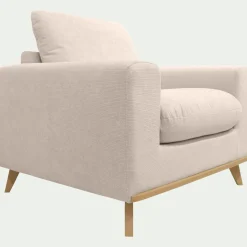 alinea Fauteuil*Fauteuil en tissu crown - roucas Beige