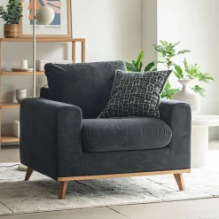 alinea Fauteuil*Fauteuil en tissu crown - calabrun Bleu
