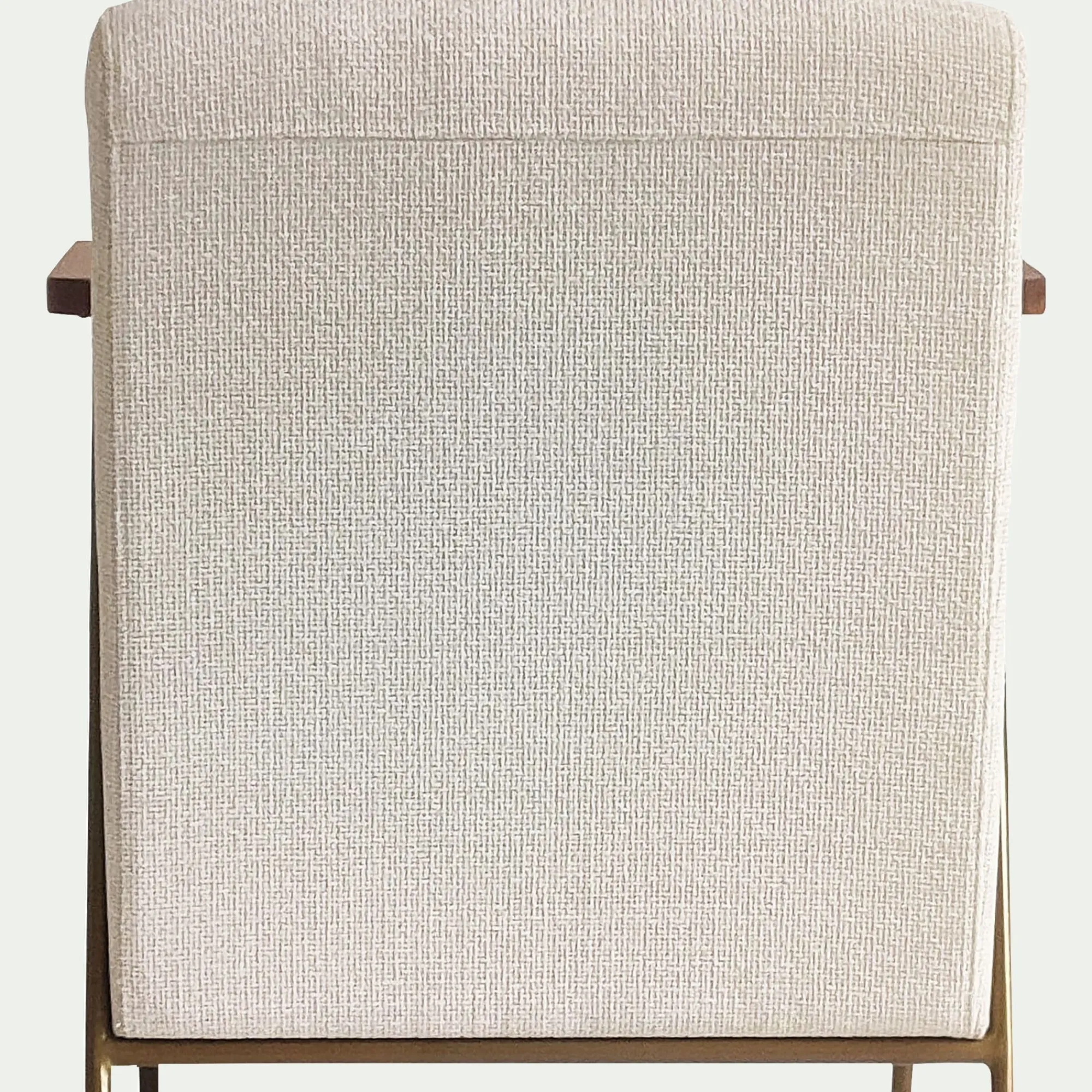alinea Fauteuil*Fauteuil en velours - Beige
