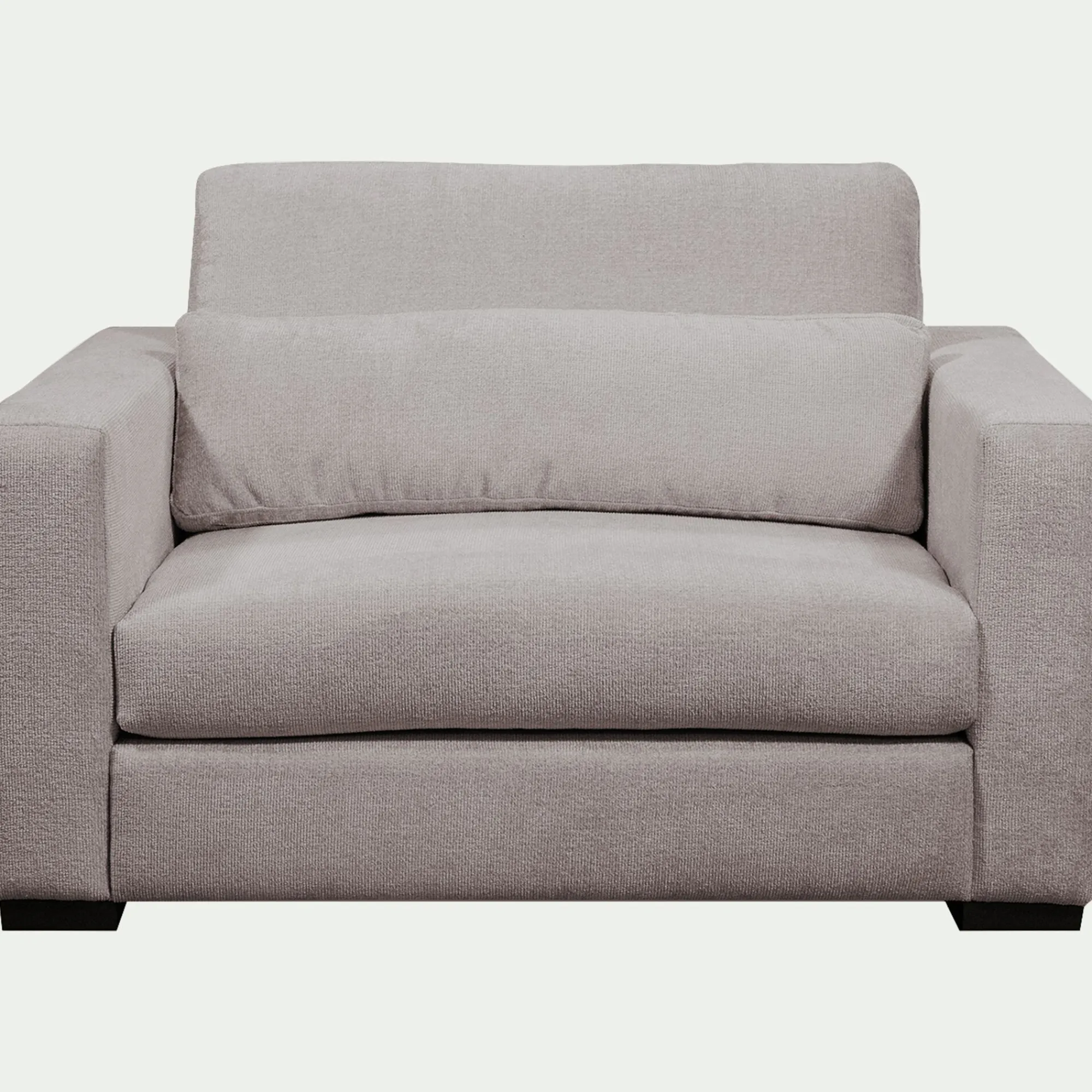 alinea Fauteuil|Petit Canapé*Fauteuil fixe en tissu Genesis 1,5 places - Gris