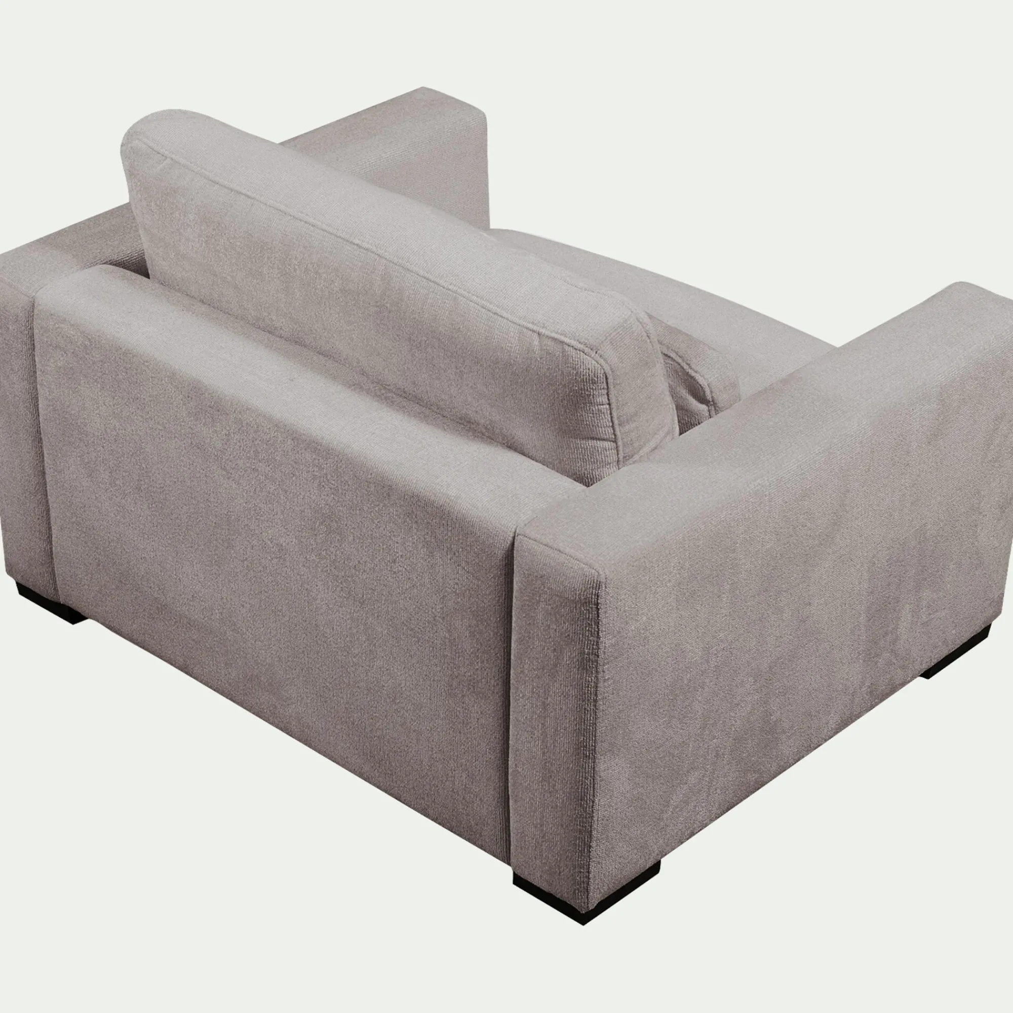 alinea Fauteuil|Petit Canapé*Fauteuil fixe en tissu Genesis 1,5 places - Gris