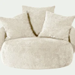 alinea Fauteuil*Fauteuil pivotant en tissu Genesis - Beige