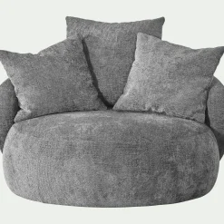 alinea Fauteuil*Fauteuil pivotant en tissu Genesis - borie Gris