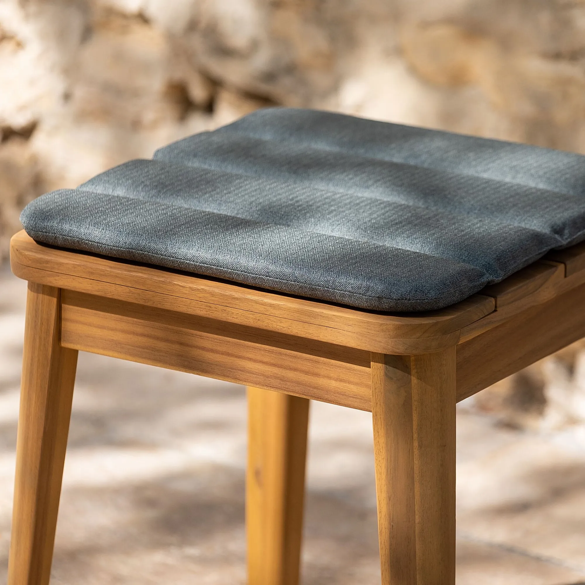 alinea Galette Chaise Exterieur*Galette de chaise indoor & outdoor en tissu déperlant - cèdre Vert