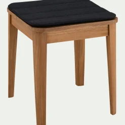 alinea Galette Chaise Exterieur*Galette de chaise indoor & outdoor en tissu déperlant - ardoise Gris