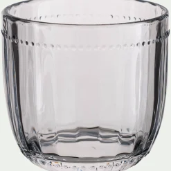 alinea Verre À Eau*Gobelet à relief en verre 33cl - Transparent