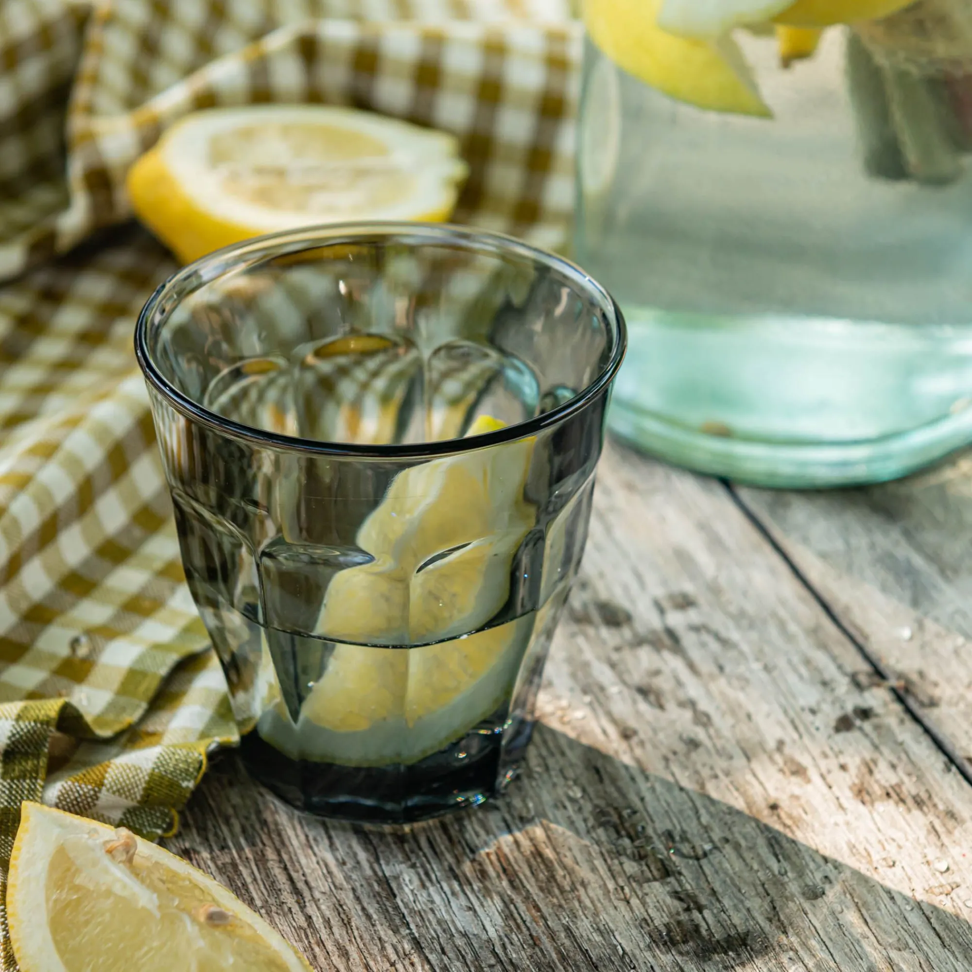 alinea Verre À Eau*Gobelet bas en verre 25cl - Gris
