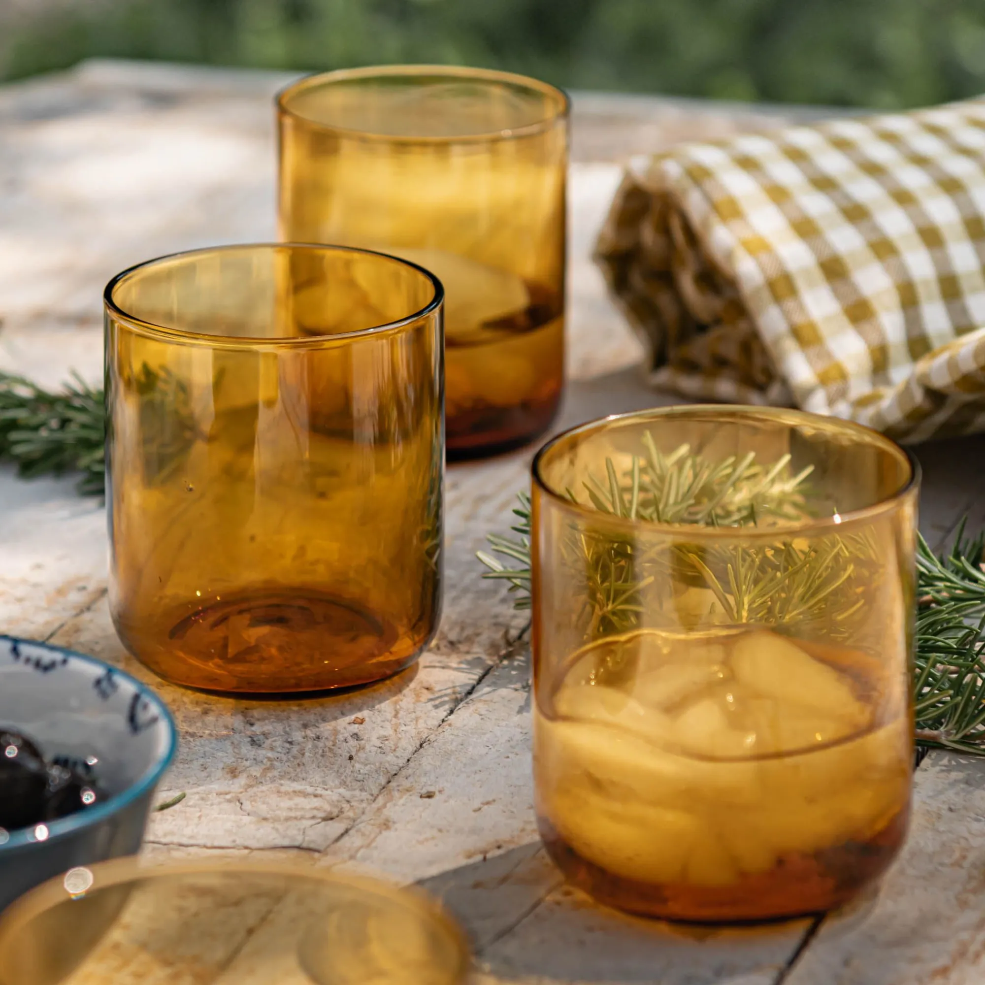 alinea Verre À Eau*Gobelet bas en verre sodo-calcique 28cl - Jaune