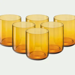 alinea Verre À Eau*Gobelet bas en verre sodo-calcique 28cl - Jaune