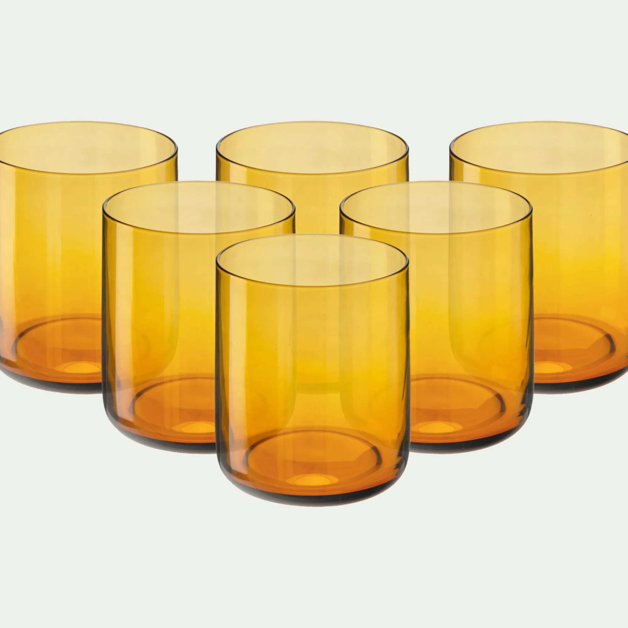 alinea Verre À Eau*Gobelet bas en verre sodo-calcique 28cl - Jaune