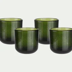 alinea Verre À Eau|Verre Et Carafe De Noël*Gobelet en verre bullé 26cl - avocado Vert