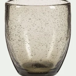 alinea Verre À Eau*Gobelet en verre bullé 35cl - Gris