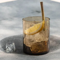 alinea Verre À Eau*Gobelet en verre martelé 39cl - millepertuis Jaune