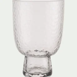 alinea Verre À Eau*Gobelet en verre martelé 33,5cl - Transparent
