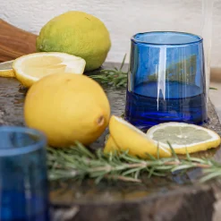 alinea Verre À Eau*Gobelet en verre recyclé 20cl - Bleu