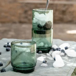 alinea Verre À Eau*Gobelet en verre sodo-calcique bullé 39cl - Gris
