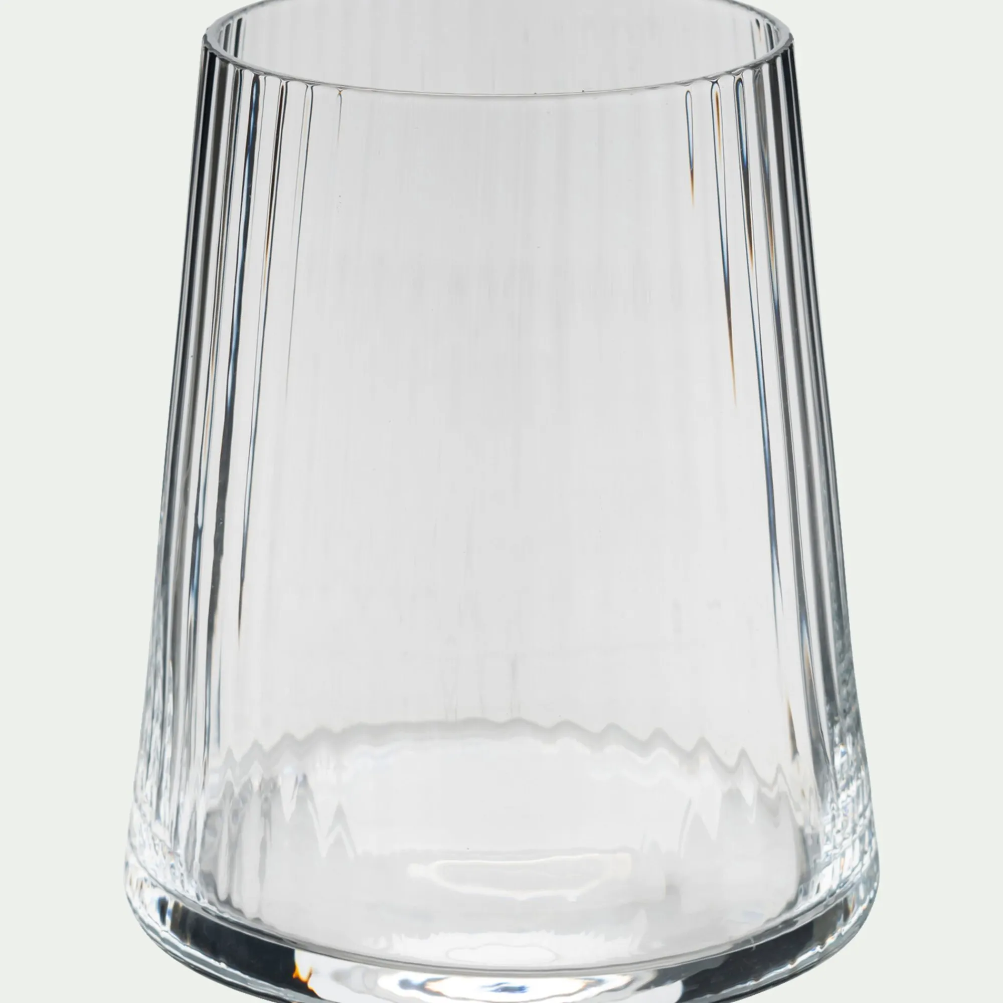 alinea Verre À Eau*Gobelet en verre strié 39cl - Transparent