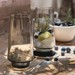 alinea Verre À Eau*Gobelet haut en verre sodo-calcique 46cl - Noir