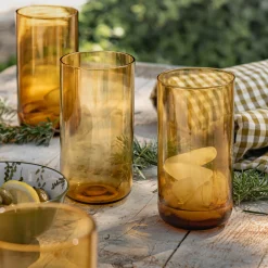 alinea Verre À Eau*Gobelet haut en verre sodo-calcique 51cl - Jaune