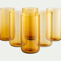alinea Verre À Eau*Gobelet haut en verre sodo-calcique 51cl - Jaune