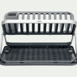 alinea Aménagement Meuble Cuisine*Égouttoir à vaisselle en plastique et aluminium - Gris