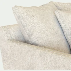 alinea Fauteuil|Petit Canapé*Grand fauteuil fixe en tissu genesis - Blanc ventoux