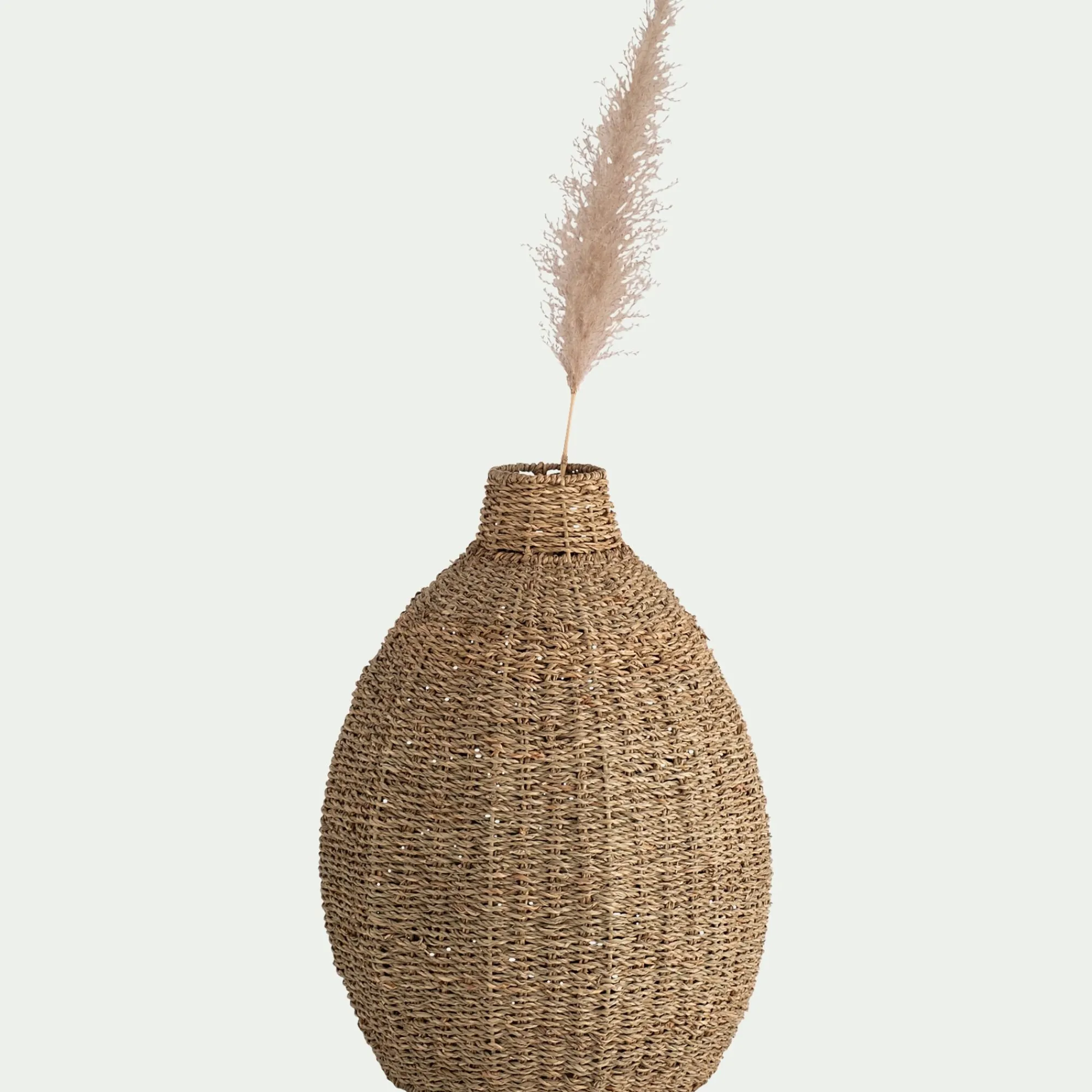 alinea Décoration À Poser|Vase*Grand vase en jonc de mer H51cm - Naturel