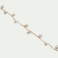alinea Guirlande De Noël*Guirlande de Noël en verre et jute L152cm - Argenté