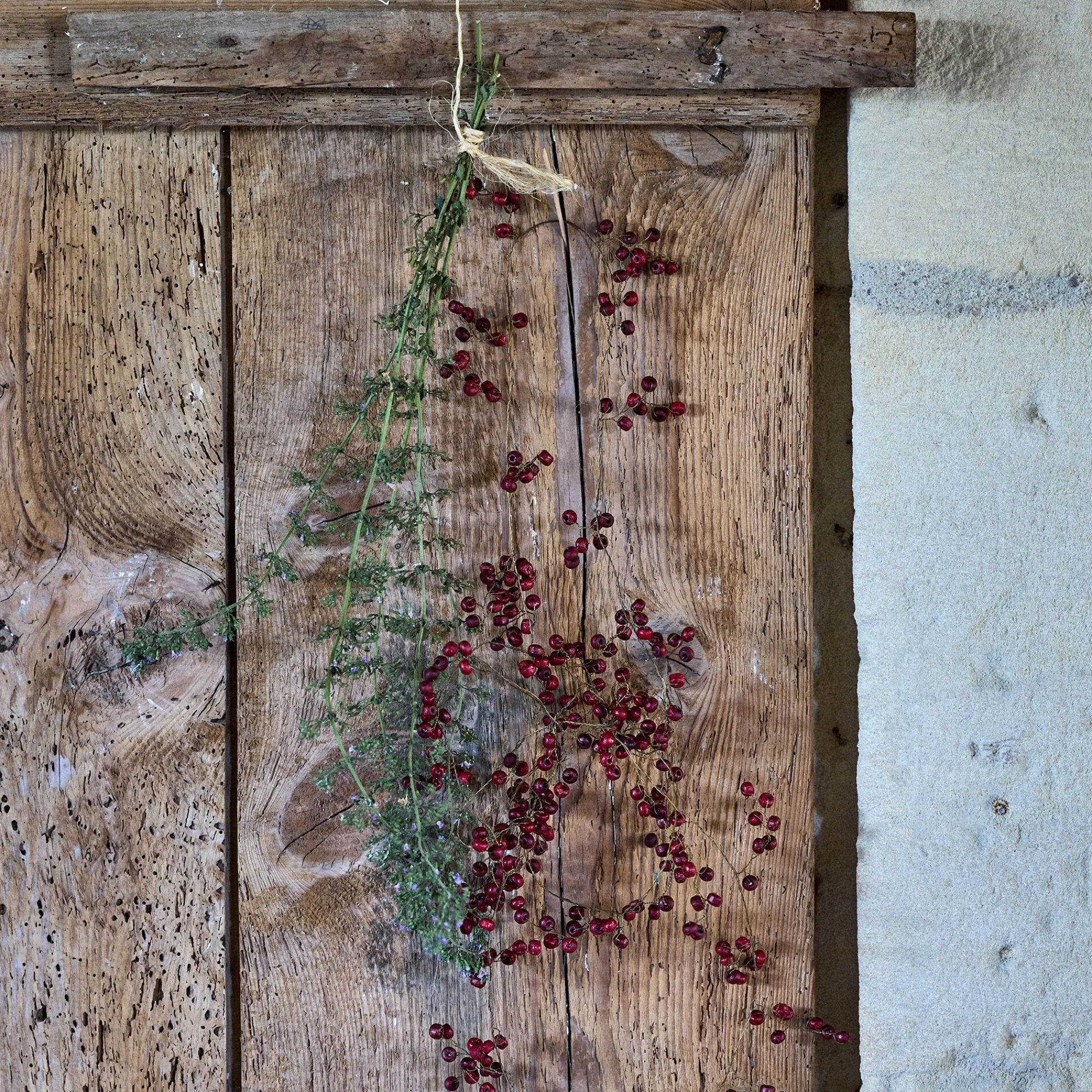 alinea Guirlande De Noël*Guirlande de Noël imitation baies s 183cm Rouge