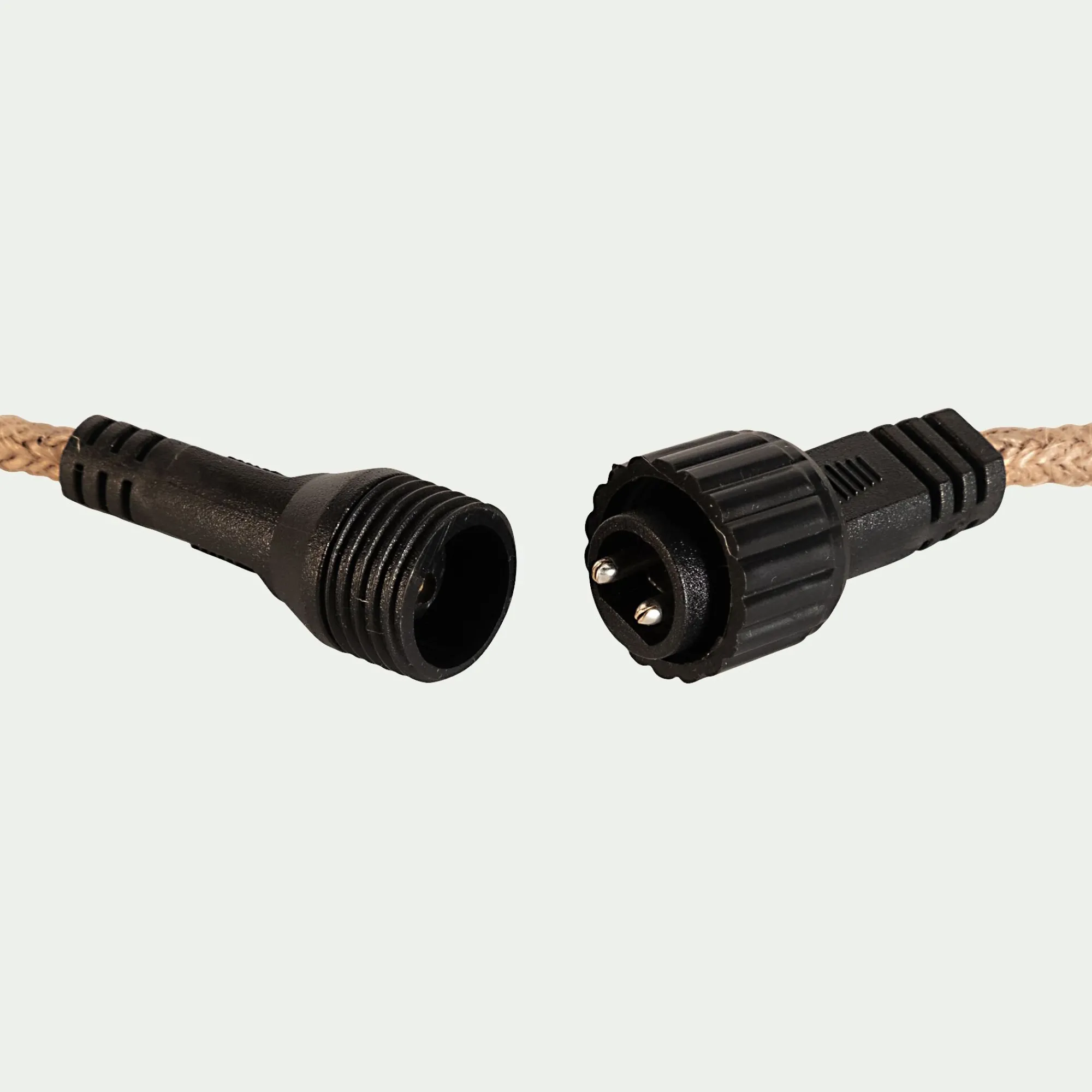 alinea Luminaire Exterieur|Guirlandes Lumineuses Extérieur*Guirlande électrique avec câble en jute 10 ampoules 8m - Naturel
